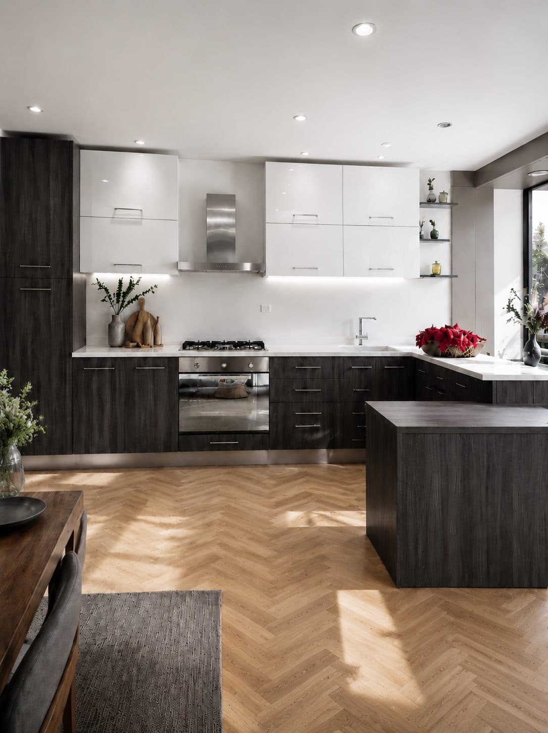 Noir Blanc kitchen