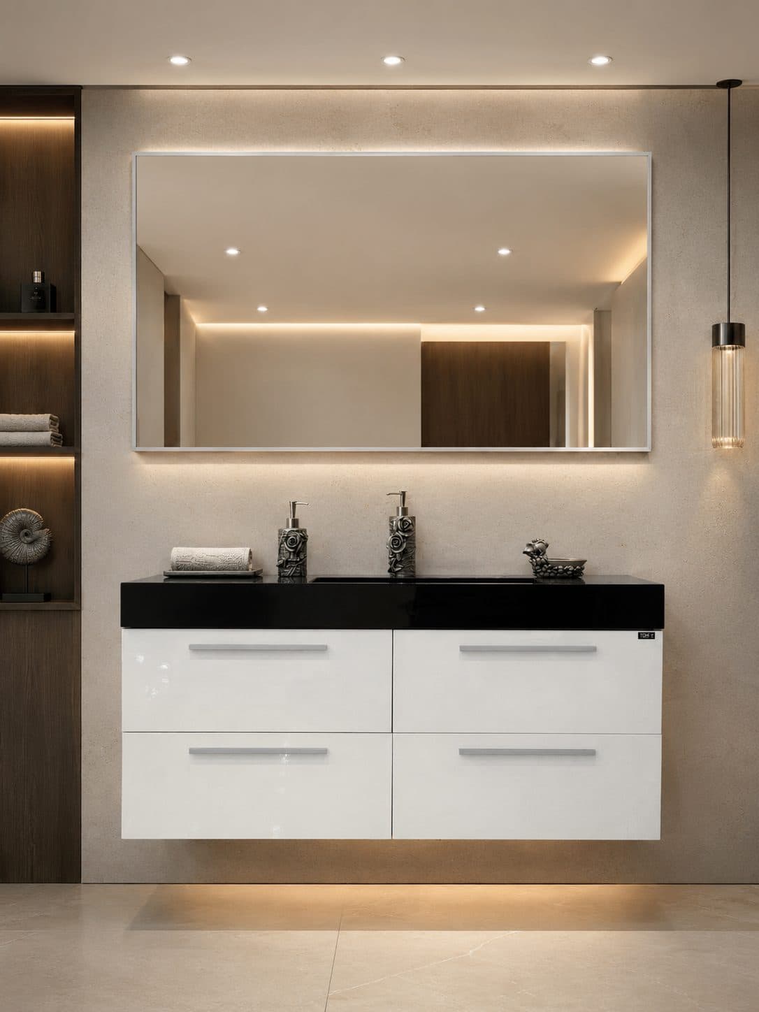 Aesthetic White bathroom vanity